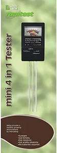 Luster Leaf 1818 Rapitest 4-in1 Soil pH/Moisture/Fertility/Light Tester, Fertility