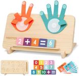 YHHYTOY Montessori Toys for 3 4 5 Year Old, Educational Math Manipulatives Learning Toys for Toddlers 3-5, Preschool Finger Counting Number Blocks Math Games for Kids 5-7, 4 5 6 Year Old Girl Boy Gift