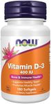 NOW Supplements, Vitamin D-3 400 IU