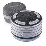 Johns Avenue Bluetooth Shower Speaker with Zippered Travel Case Newest Version 5.0 - Certified Waterproof - Wirelessly Pairs Easily to All Your Bluetooth Devices - with Gray Travel CASE