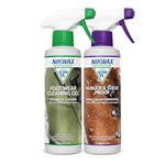 Nikwax Footwear Cleaning Gel Spray and Nubuck & Suede Proof Spray Double Pack