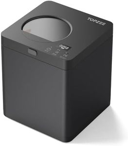 TOPZEE Electric Compost Bin for Kitchen - 3L Countertop Composter with Odorless Auto-Cleaning, Turns Food Waste to Fertilizer in 4 Hours, for Indoor Home Use