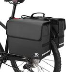 BAIGIO Bike Double Pannier Bags Waterproof Bicycle Rear Seat Panniers Pack with Reflective Stripe