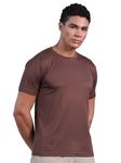 CHKOKKO Gym T Shirts for Men Workout Activewear Solid Quick Dry Sports Tshirt for man Breathable Lightweight Half Sleeve Regular Fit Round Neck Running Boys T Shirt