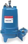 Goulds WS1012BF Submersible Sewage Pump, 1 HP, Single Phase, 230 V, 12.3 Max Amps