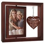 Memorial Gifts for Loss of Sister-Vetbuosa Sister Picture Frame, Sympathy Gifts for Loss of Sister,Bereavement Gifts for Loss of Sister,Remembrance Gifts Funeral Gifts Condolence Gifts for Loss of Sister - Fits 4x6 In Photo in Loving Memory Picture Frame