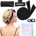 Heatless Curlers Headband,Heatless Curls For Sleeping Overnight Heatless Hair Curling Set Soft Heatless Curling Rod Headband No Heat Wave Hair Curlers With Hair Clip Styling Tools For Long Medium Hair