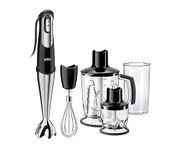 Braun Plastic Multiquick 750 Watts Hand Blender (7 Mq745, Black)