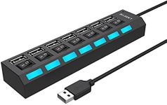 Multi Port Splitter, 7 Port USB 2.0