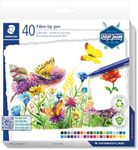 STAEDTLER Colouring Pens - Design Journey - for Adult Colouring - 40 Assorted Colours - Pack of 40, 323 C40-C