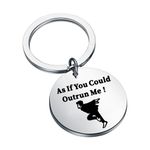 FEELMEM Twilight Inspired Gift As If You Could Outrun Me Keychain Vampire TV Series Edward Inspirational Gift (As If You-ky)