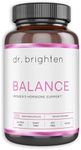 Dr. Brighten Balance - Hormone Balance for Women with Chasteberry and DIM - Targets Hormonal Acne, Period Issues, & PMS - Vegan, Non-GMO