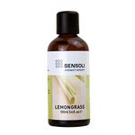 SENSOLI Lemongrass Essential Oil 100ml - Pure and Natural Essential Oil for Aromatherapy and Diffusers