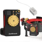 [2025 Upgraded] zestwrench Electric Knitting Machine Adapter for Addi Knitting Machine 46, LCD Panel & Row Counter, Flat/Circular Dual Mode, Variable Speed Motor Accessories for Most Yarns