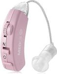 Digital - Behind The Ear Set, BTE Device and Digital Enhancer PSAD, Noise Reducing Feature, Pink by MEDca