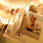 10 LED Photo Clips Fairy Lights, 1.5 m, Fairy Lights for Photo Pegs, Battery Operated Christmas Fairy Lights, Ideal for Hanging Photos, Notes, Painting Cards and Memos for Indoor Use