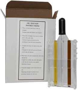 Fryer Oil Visual Test Kit with Dropper & Two Tubes (14-17 & 25 TPM) for Monitoring Shortening Quality