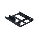 PARUHT 2.5 to 3.5 Bay Internal Hard Disk HDD SSD Bracket Hard Drive Dual Desktop SSD Mounting Bracket Trey