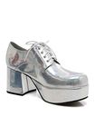 Ellie Shoes Mens Men's Platform, Silver, X-Large US