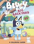Bluey: Big Backyard: A Coloring Boo