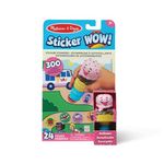 Melissa & Doug Sticker WOW! 24-Page Activity Pad and Sticker Stamper, 300 Stickers, Arts and Crafts Fidget Toy Collectible Character – Ice Cream