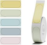 Label Maker Tape NIIMBOT 2021 D11 Adapted Label Print Paper Glossy Standard Laminated Office Labeling Tape Replacement (5 Colors)