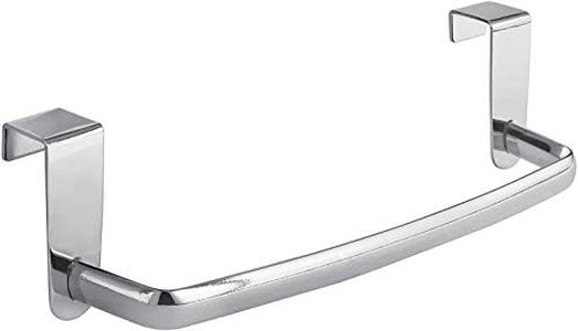 iDesign Axis porte-serviette, petit sèche-serviette en métal, argenté