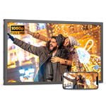 Large Digital-Picture-Frame 21.5” WiFi Photo-Frame - 32GB Digital Picture Frame FHD 1080P, Sync Phone, Mirror its Screen on Smart Frame, Share Photo Video via App Email, Gift for Grandparents Friends