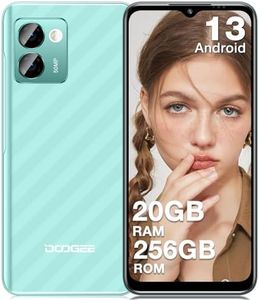 DOOGEE N50PRO Telefonos Moviles Libres Android 13, 20GB RAM+256GB ROM, Octa Core, 50MP AI Cámara, 4200mAh Batería 18W, 6,52 Pulgadas HD+, 1TB SD Smartphone Widevine L1, Huella Dactilar/GPS/WIFI-2024