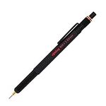 rOtring 800+ Mechanical Pencil and Touchscreen Stylus 0.5 mm Black Metal Barrel