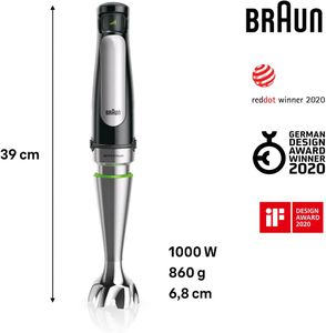 Braun MultiQuick 7 Hand Blender – Powerful Stainless Steel Mixer