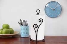 BB DECOR CART Napkin ROLL Holder Kitchen Paper Towel Holder, One-Handed Tear Paper Towel Container Bathroom Toilet Tissue Paper Roll Storage Holder Stand