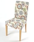 Henriksdal Chair Cover Suzani Pattern Coton Duck Fabric Chair Cover Slipcover Compatible with IKEA Dining Chair (Single)