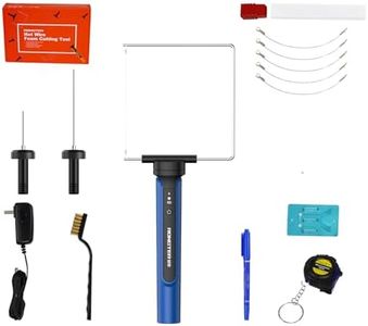 RONGTER 3 in 1 Hot Wire Foam Cutter Kit,Blue Foam Cutter Electric Foam Cutting Tool, Heated Foam Carving Knife Kit.