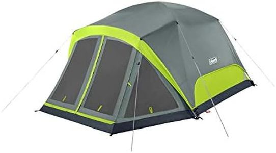 Coleman Skydome avec Salle d'écran Tente Unisexe, Gris Roche, 4 Personnes