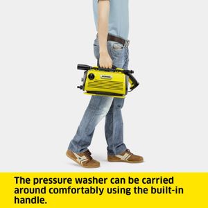 Kärcher K 3 Horizontal Pressure Washer – 120 Bar, 380 l/h, Dirt Blaster