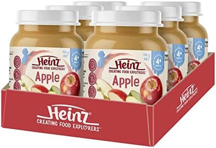 Heinz 4+ Months Apple Jar Heinz For Baby Baby Food Jar No Artificial Flavours, No Preservatives, No Added Colours 120g (pack of 6)