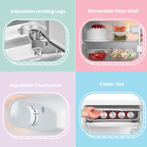 COMFEE Under Counter Fridge 93L – Compact Refrigerator