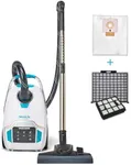 Simplicity Vacuums Scout Canister Vacuum with Bags and Filter Set Bundle, Home Rug and Hardwood Vacuum Cleaner to Vacuum Dust and Pet Hair on Floors and Above Floor Areas