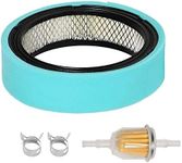 HIFROM Replace Air Filter Pre Cleaner Fuel Filter Clamp Replacement for Onan 140-2628 140-1228 140-2522 140-2628-01 Toro NN10774 John Deere AM106953 HE140-2628 Lawn Mower Air Cleaner (1 Set)