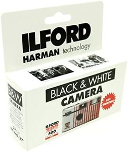 Ilford XP2 Super Single Use Camera with Flash (27 Exposures) Black and White Film 2-Pack