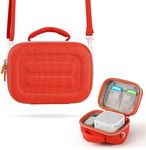 Hard Carrying Case for Yoto Player 3rd Generation, Storage Bag for Kids Audio Player Audiobook Cards and Accessories (Orange)