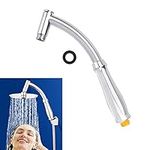 ANTHYTA Rainfall Shower Extension Replacement,Shower Head Extender,Plastic Shower Head Extension,Easy to Fit,Adjustable Shower Arm for Bath Rain Shower Head