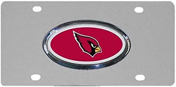 NFL Siskiyou Sports Fan Shop Arizona Cardinals Steel License Plate, Dome One Size Team Color