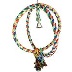 BONKA BIRD TOY 1411 HUGE GLOBE ROPE RING SWING BIRD TOY parrot cage toys cages macaw amazon cockatoo by Bonka Bird Toys