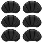 Sibba Feet Heel Grips 3 Pairs Shoes Liners Filler Inserts Protectors Make Fit Tighter Too Big Loose Boots Cushions Pad Insoles Womens Men Health Foot Care Products (Black)