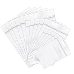 300 PCS Clear Ziplock Bags, Resealable Zipper Poly Bags 3 Sizes Small Plastic Bags Mini Ziplock Bags for Candle Candy Jewelry (2 x 2.8 inch, 2.4 x 3.5 inch, 2.7 x 4 inch)