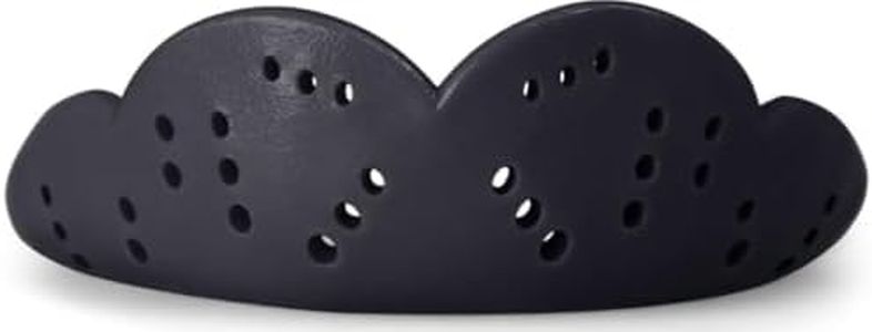Black Moldable Mouthguard for Football, Hockey, Roller Derby, Team Sports, Lacrosse - Remoldable Up to 20 Times - Ultra Slim - Non Toxic