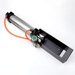 Pneumatic aluminum can crusher for soda beer can recycling tool, semi-automatic crusher, space saving (Pneumatic)