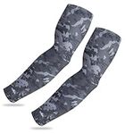 Tough Outdoors Sports Compression Arm Sleeves for Kids Men & Women - Girls Boys Baseball Arm Sleeve Youth and Teen - For Playing Football Basketball Shooting Volleyball